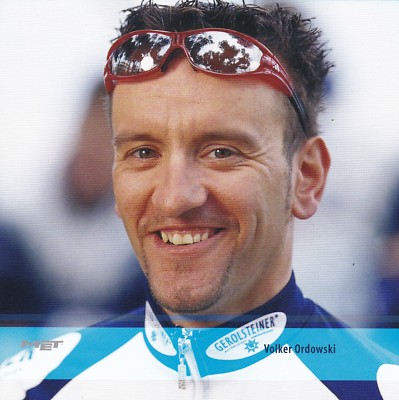 CYCLING cycling card WOLKER ORDOWSKI team GEROLSTEINER 