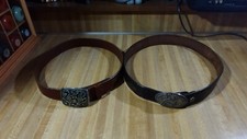 Gap Genuine Leather Women's Brown Belt,M,buckle,Italy,plus..... 