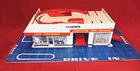 Vintage Marx Sears Allstate Service Station Tin Litho 26" X 15" X 6" Please Read