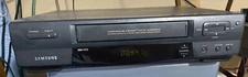 Samsung VR8705 4-Head VCR Video Cassette Recorder VHS Tested With Remote Control