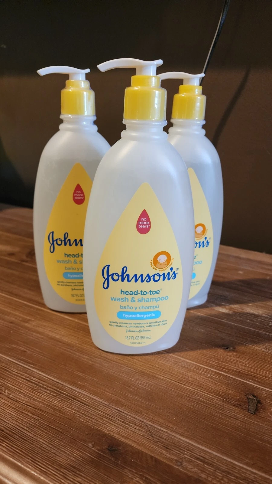3 Bottles Johnson's head-to-toe Wash And Shampoo. New/sealed
Opens in a new window or tab