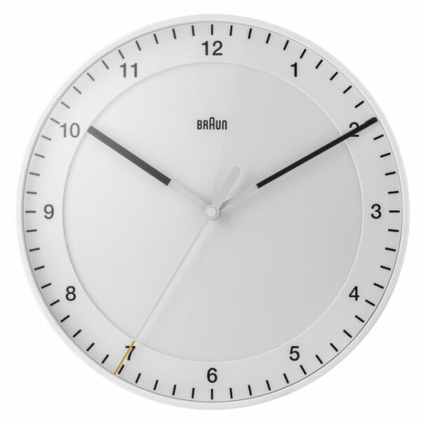 Braun Bnc017 Wall Clock White 30cm for sale online | eBay
