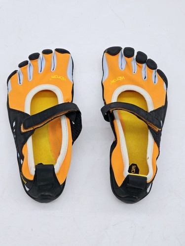 Vibram Five Fingers 13K1101 Orange Barefoot Shoes Women's Size 34 EU 4 US - Picture 6 of 11