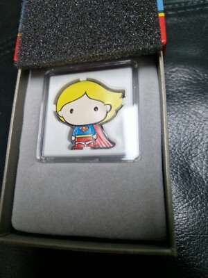 Silbermünze Supergirl  DC Comics  2021 - Chibi Coins  Niue  1 Oz PP Silber 