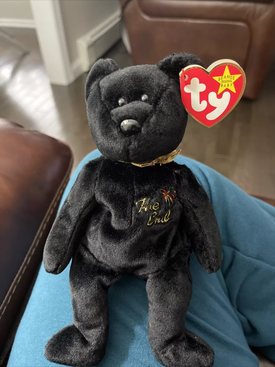 1999 THE END BEAR With RARE errors Read Description Ty Beanie Baby