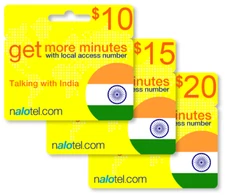 Cheap International calling card for India with emailed PIN
