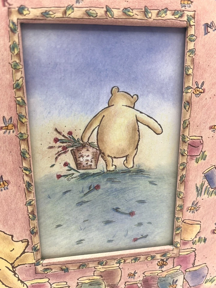 De colección Disney Winnie Pooh Arte Impresión Marco Decorativo Guardería Estante Escritorio Decoración  Foto 2 de 4
