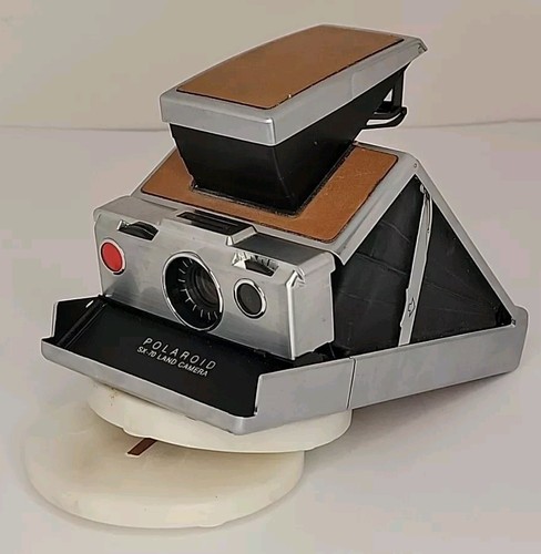 FOTOCAMERA TERRESTRE Polaroid SX-70 vintage in ottime condizioni non testata AS-IS C5 - Foto 3 di 15