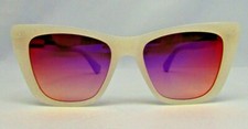 Sunglasses Havaianas CANOA Ivory Frame Red Mirror Lens New