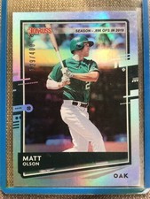 2020 Panini Donruss - Season Stat Line #103 Matt Olson 329/400