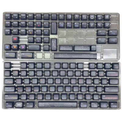 XDA Height Gaming Keyboard Keycaps 128PCS for Programmer Mechanical Keyboards