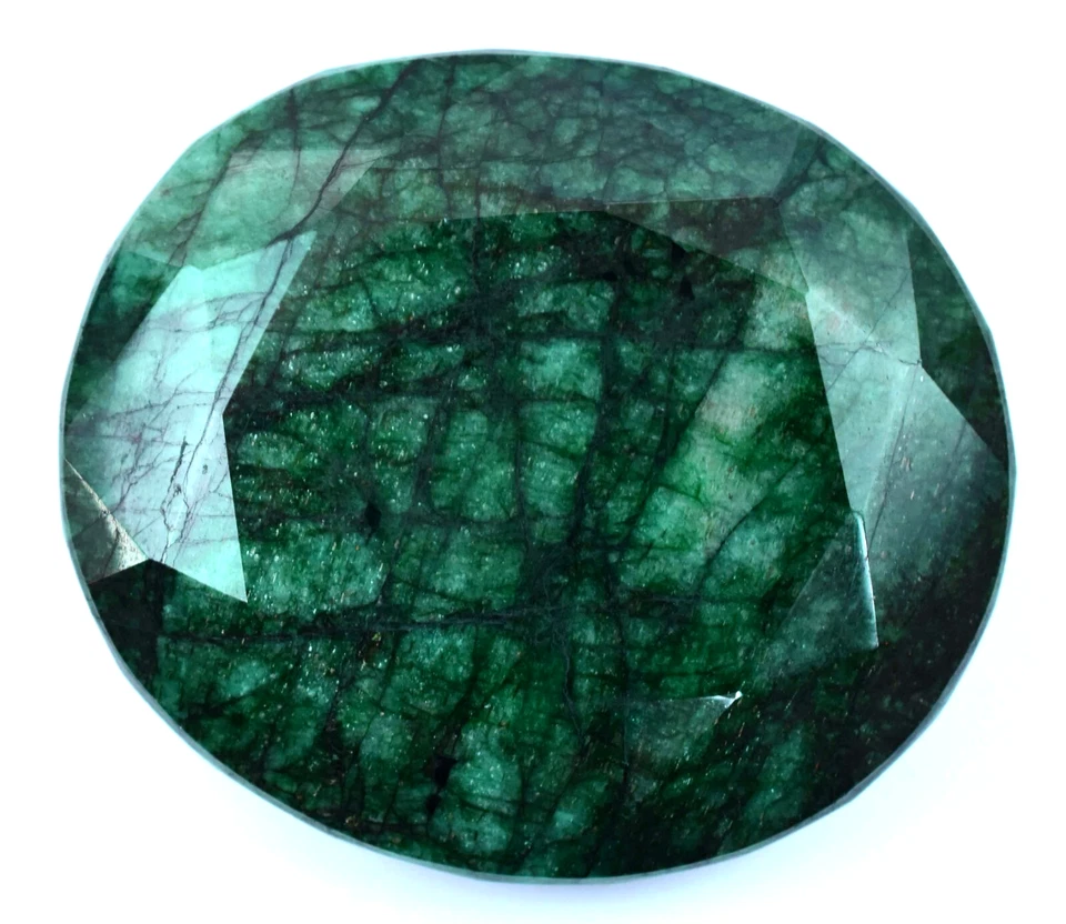 Natural Huge Green Emerald Zambian 801.5 CT Certified Oval Cut Loose Gemstone - Image 3 of 4