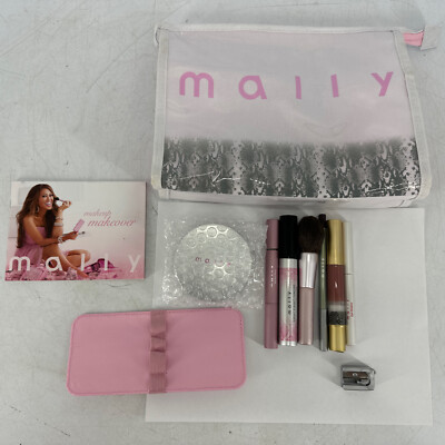 Mally's Makeup Makeover Kit 9 PIECES for Fair/Light Skin Compact Mascara Eye...