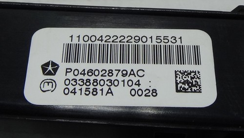 2009-2012 Dodge Ram 1500 Dash Switch Panel Heated Vented Seat - Picture 6 of 7