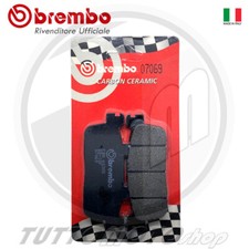 1 COPPIA PASTIGLIE FRENO POST BREMBO CARBON KYMCO XCITING 300i R 300 i 2008 2009
