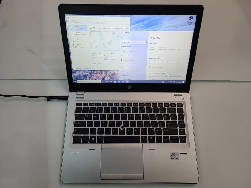 Portátil HP Elitebook Folio 9470M 14" i5-3437U 12GB 128GB SSD Win 10 Pro LEER -C Foto 2 de 4
