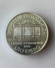 2025 Silver Austria Philharmonic Silver 1 oz .999 fine 1.5 euro BU 1oz coin