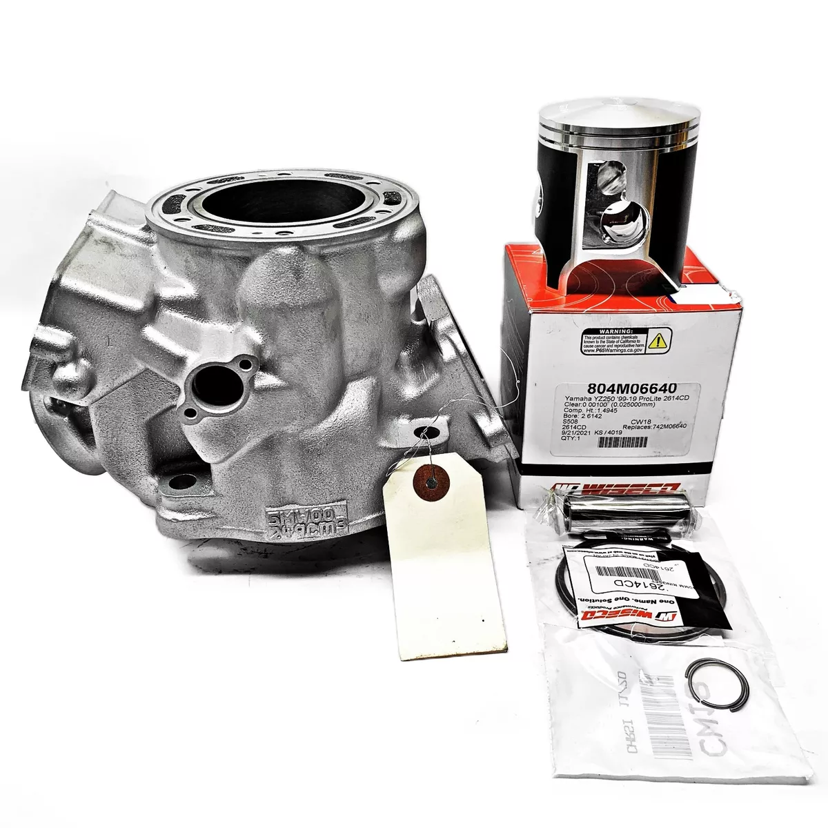 Re sleeved 2001 2002 Yamaha YZ250 Cylinder 5MW 11311 00 00 YZ 250 5MW00 8C3P1
