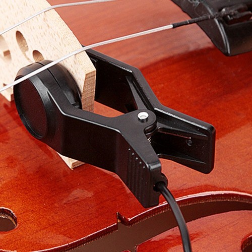 Vibrationsbasiertes Akustikgitarre Tonabnehmer Kabel und Clip für Violine Sax E - Bild 7 von 11