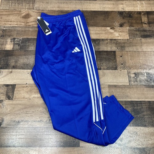 Adidas Pants Men Sz 4XL Blue White Tiro 23 AEROREADY Tapered Track Jogger HY7576 - 第 1/15 張圖片