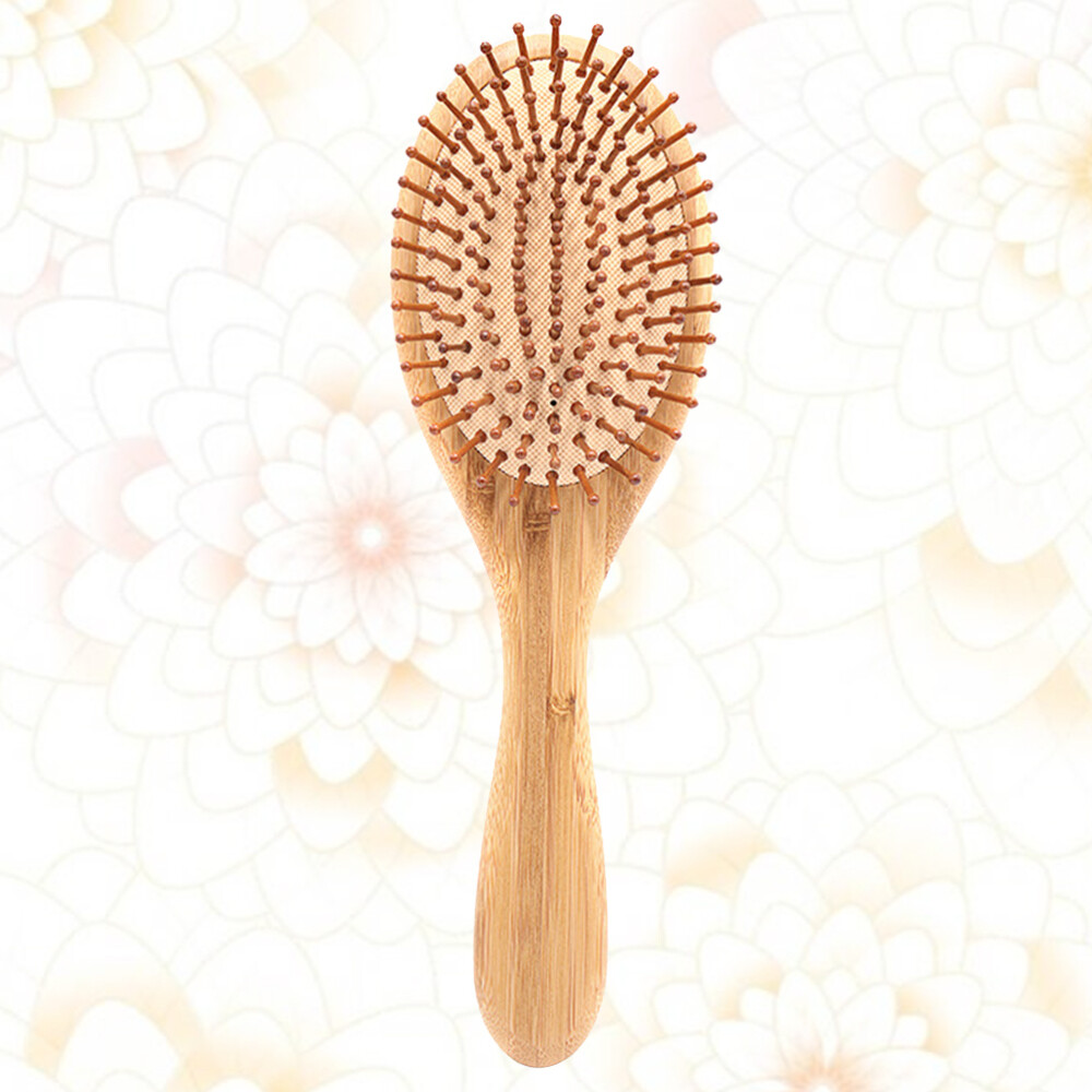 Portable Hair Brush Wood Wooden Massage Scalp Comb Detangler Care eBay