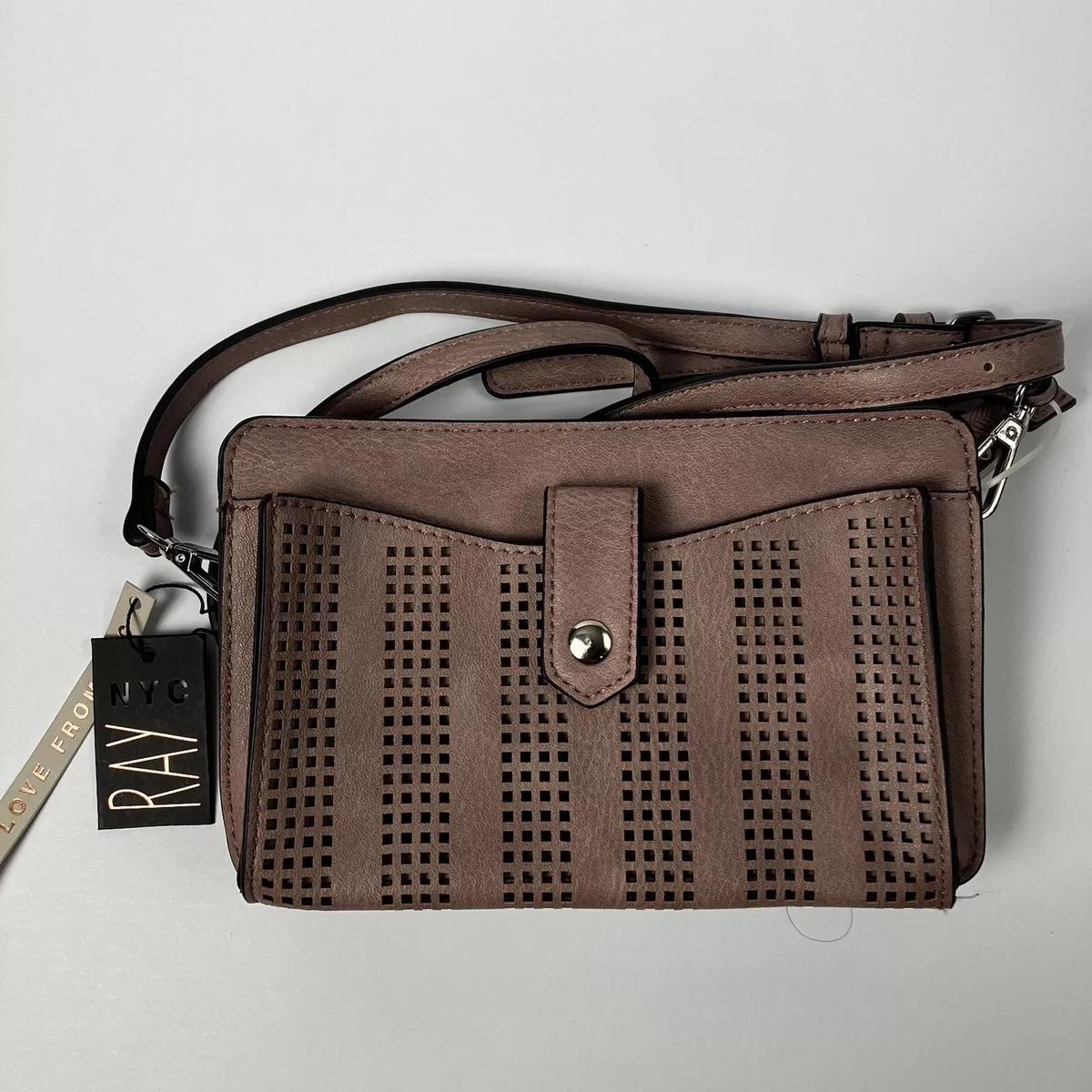 VR NYC Violet Ray Light Purple Cross Body Clutch Purse eBay