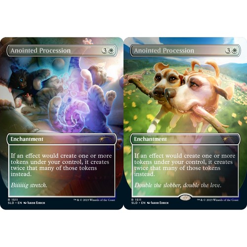 π»πΆ Secret Lair: Raining Cats and Dogs Deck - Anointed Procession Sol Ring MTG - Picture 6 of 24
