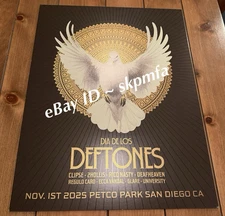 DEFTONES Poster Dia De Los Deftones Nov 2025 San Diego 💯 Official Merch