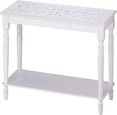 Accent plus Carved-Top Table 35X14X29