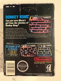 Donkey Kong Nintendo NES CIB - No TM - Early 1987 - Hangtab