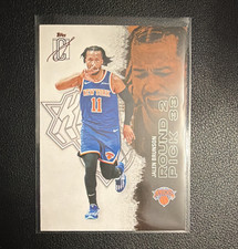 Topps Rookie Pick Jalen Brunson Rookie Card #58 New York Knicks NBA 2024-25. rookie card picture