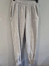 Champion Men M Sweat Pants Size Medium Grey Joggers 