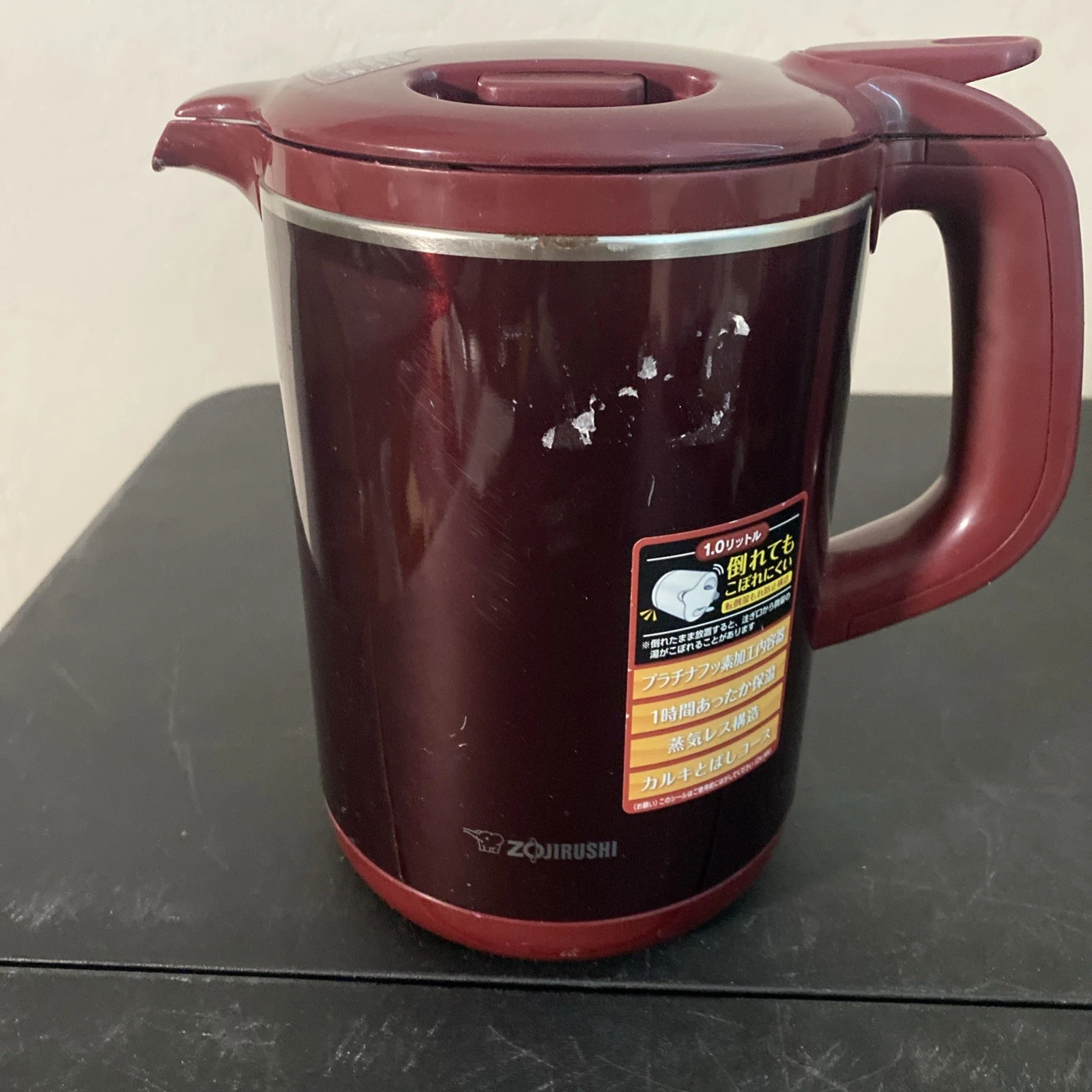 Zojirushi CK-AW Electric Kettle 1.0 Liter 100V 1300W Kettle Only No Cord
