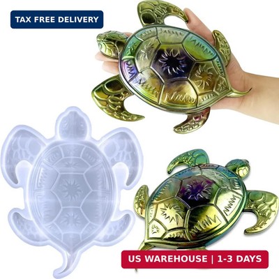 3D Large Animal Sea Turtle Resin Molds, Cute Turtle Silicone Mold, Easy to Clean