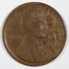 1914-S Lincoln Wheat Cent Semi-Key Date Rare Very Good Free Shipping