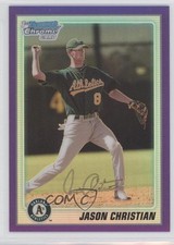 2010 Bowman Chrome Prospects Purple Refractor 699/999 Jason Christian #BCP28 0i0