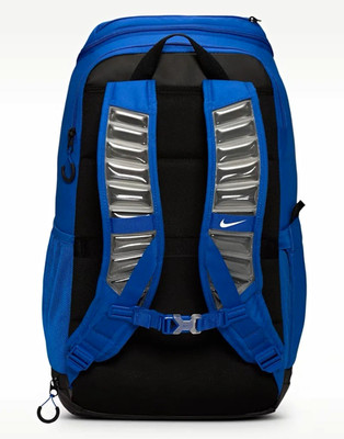 Nike Elite Backpack Blue/Black 20L Polyester 5-Pocket Zipper Basketball