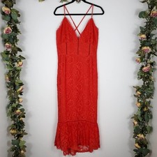 Lovers Friends Revolve Evening Bloom Red Dress
