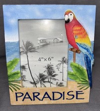 Scarlet Macaw Tropical Paradise Parrot Pictur...
