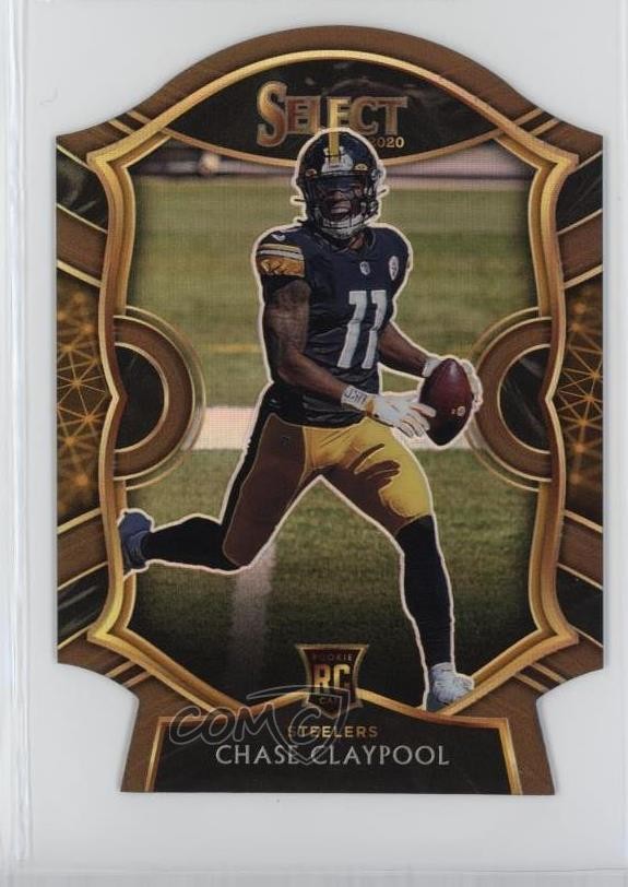 2020 Select Concourse Copper Prizm Die-Cut 160/355 Chase Claypool Rookie RC 11ur
