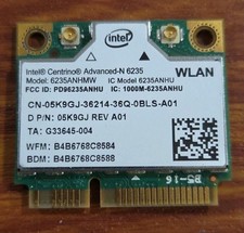 Intel Centrino Advanced-N 6235 6235ANHMW Wireless Mini PCI Express Card D2