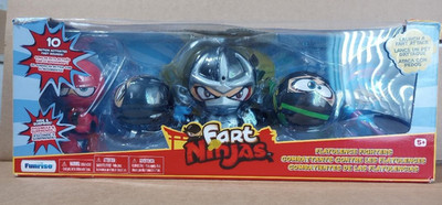 NEW Funrise Fart Ninjas 5 Pk Flatulence Fighters Motion Activated Free US Ship