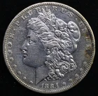 1884-S Morgan Dollar XF Detail Cleaned Key Date #S7