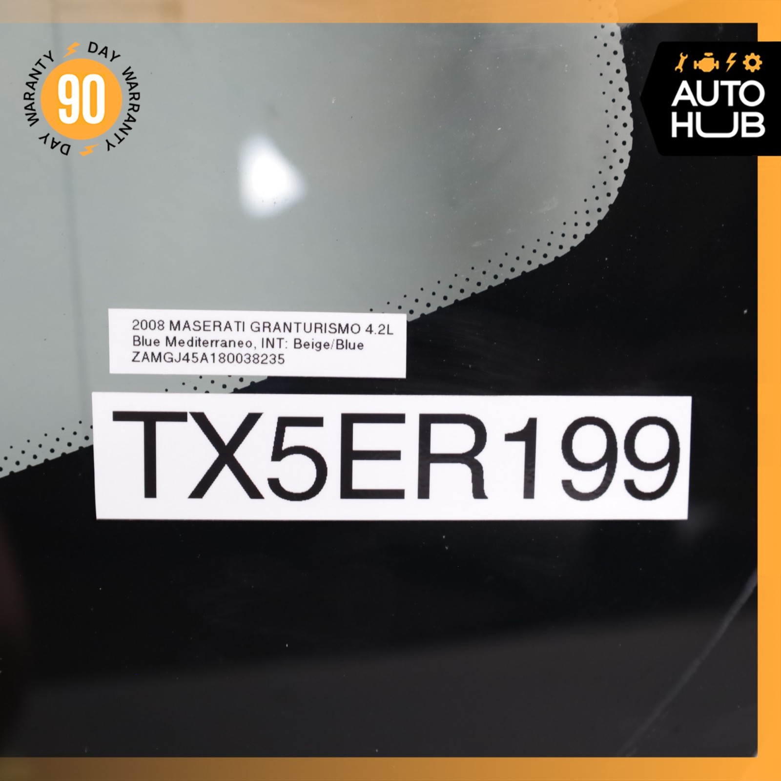 08-19 Maserati GranTurismo M145 Front Windshield Wind Shield Glass OEM 47k