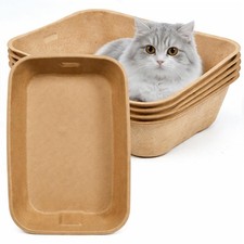 Caja de arena para gatos paquete de 15 desechables de 3,5 mm de grosor 16 x 11,2 3,7 Tessco grande