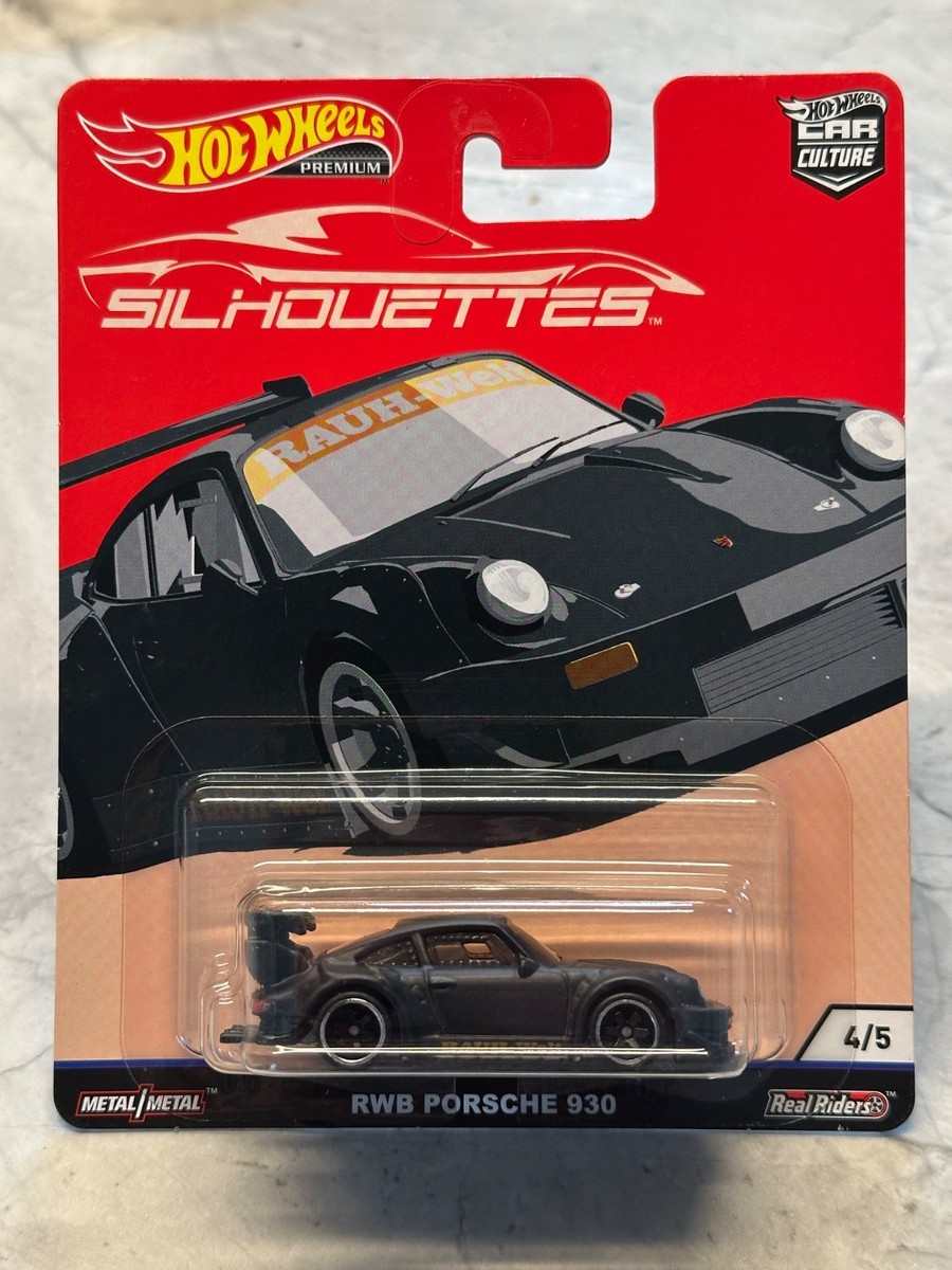 Hot Wheels Silhouettes Car Culture RWB Porsche 930 Black (Cracked