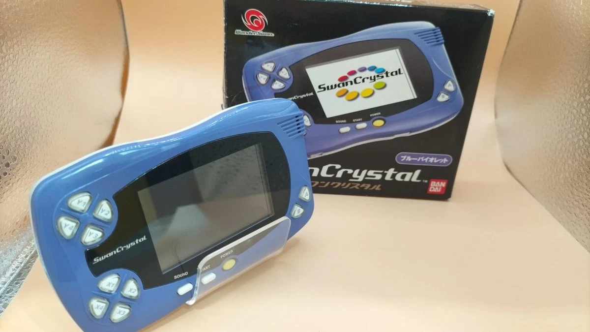 Console Swancrystal couleur bandai bleu violet