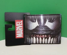 Venom Quick turn Bifold Wallet Bioworld Merchandising (Black) Brand New 