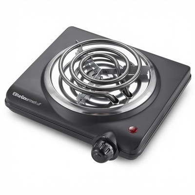 ESB100B Countertop Single Coiled Burner Electric Hot Plate, Temperature Contr...