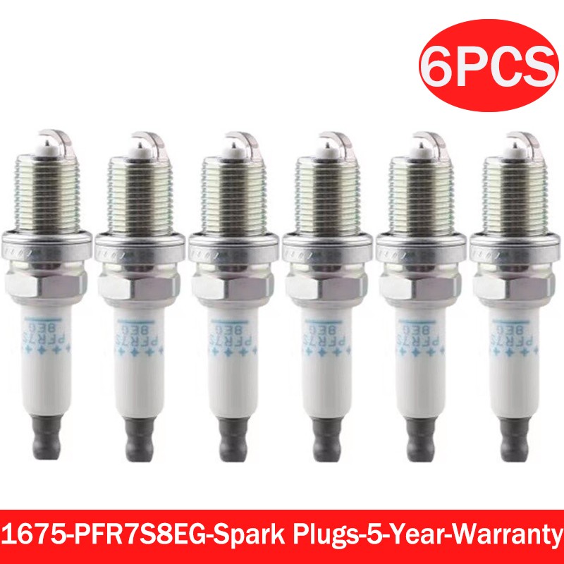 6x PFR7S8EG/1675 For ngk VW Audi Laser Platinum Pre-Gapped Spark Plugs